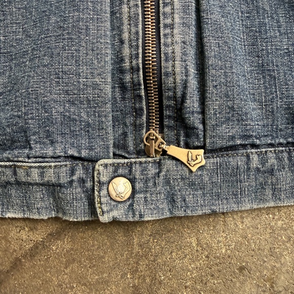 Vivienne Westwood Tokyo Exclusive Early 2000's Denim Moto Jacket - Picture 8 of 14